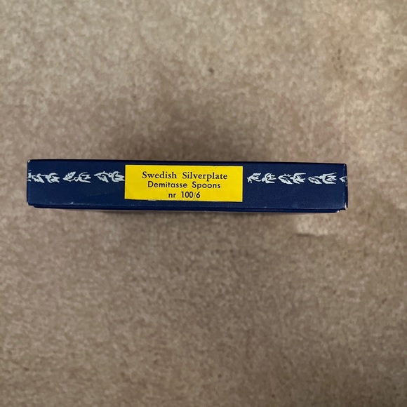 Indyswiss Vintage Swedish silverplate Demitasse spoons (2 sets) - Picture 2 of 5